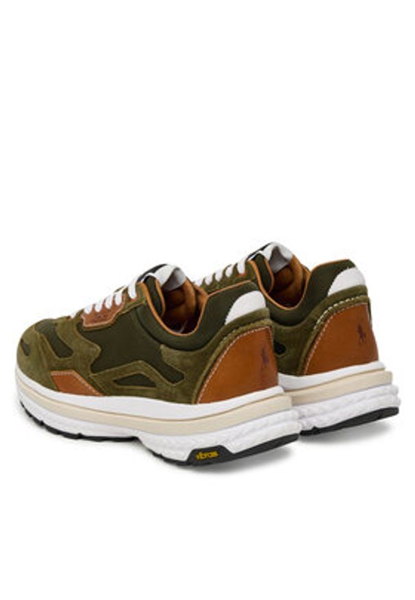 Polo Ralph Lauren Sneakersy Mdrn Trn 200 Sk 809P07911003 Zielony. Kolor: zielony. Materiał: skóra, zamsz