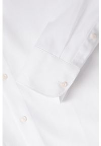 Mango Man koszula bawełniana Alfred męska kolor biały slim z kołnierzykiem włoskim. Typ kołnierza: kołnierzyk włoski. Kolor: biały. Materiał: bawełna #6
