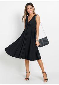 bonprix - Sukienka shirtowa. Kolor: czarny. Styl: elegancki #1