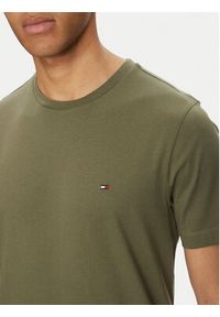 TOMMY HILFIGER - Tommy Hilfiger T-Shirt Ess Seasonal MW0MW39995 Zielony Regular Fit. Kolor: zielony. Materiał: bawełna #4