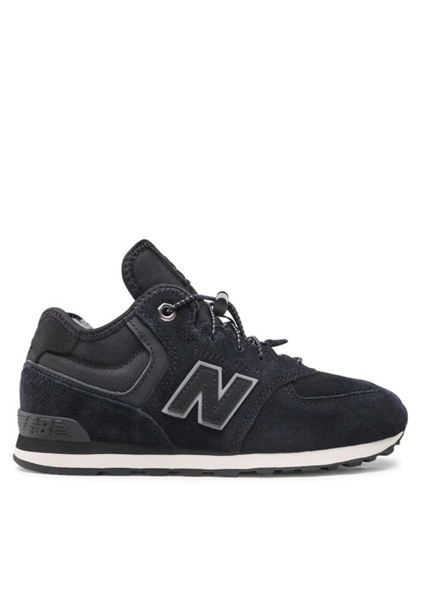 New Balance Sneakersy GV574HGX Czarny. Kolor: czarny. Materiał: zamsz, skóra