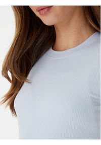 Calvin Klein T-Shirt LV044D246G Błękitny Slim Fit. Kolor: niebieski #2