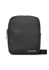 Calvin Klein Saszetka Rubberized Conv Reporter S K50K511252 Czarny. Kolor: czarny. Materiał: materiał