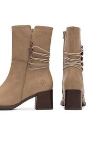 Remonte Botki D0V71-20 Beżowy. Kolor: beżowy. Materiał: skóra #8