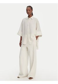 Eleh Koszula SS260297 Biały Relaxed Fit. Kolor: biały. Materiał: bawełna #5