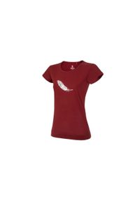 OCUN - Koszulka damska Ocun Classic T Organic Feather. Kolor: czerwony. Sport: wspinaczka #1