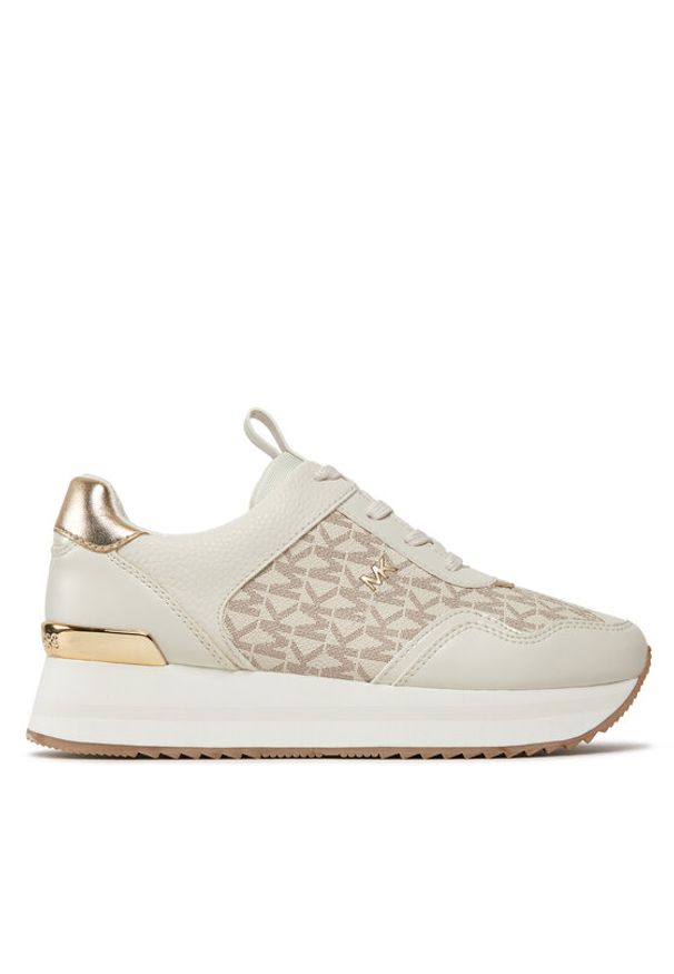 MICHAEL Michael Kors Sneakersy Raina Trainer 43R4RNFSAB Écru. Materiał: skóra