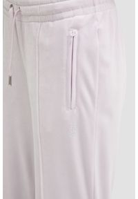 Juicy Couture - JUICY COUTURE Różowe spodnie dresowe z cyrkoniami Tina, Rozmiar XS. Kolor: różowy. Materiał: dresówka #3