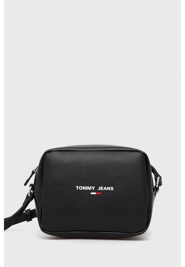Tommy Jeans torebka AW0AW11635.PPYY kolor czarny. Kolor: czarny. Rodzaj torebki: na ramię