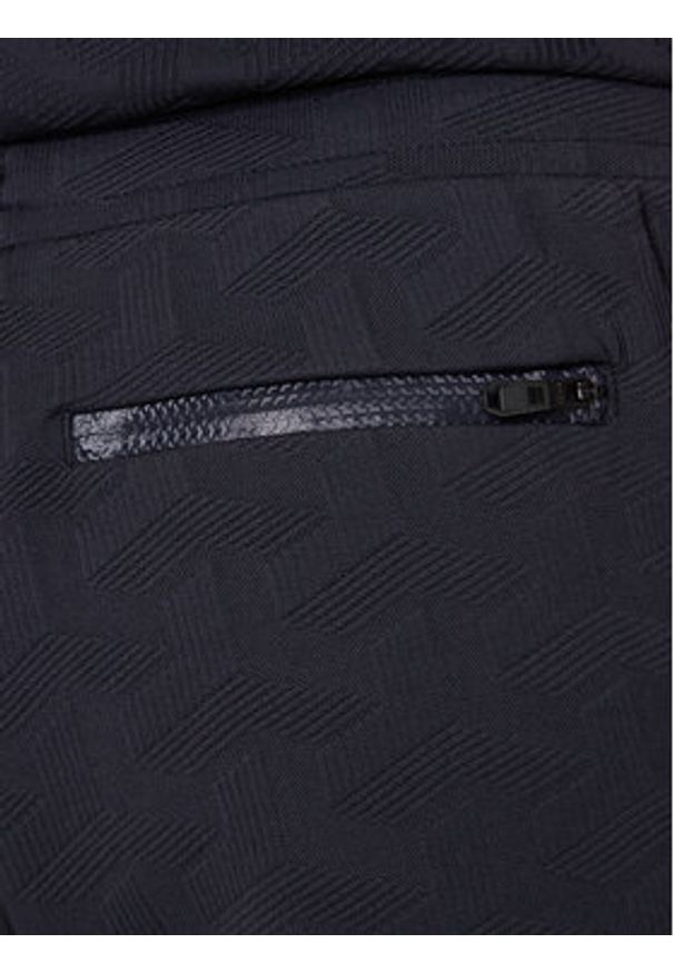 BOSS Spodnie dresowe Mirror Long 50549713 Granatowy Regular Fit. Kolor: niebieski. Materiał: syntetyk