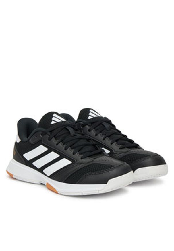 Adidas - adidas Buty halowe Ligra 8 IH0526 Czarny. Kolor: czarny. Materiał: materiał