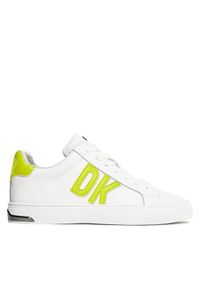 DKNY Sneakersy Abeni K1486950 Biały. Kolor: biały. Materiał: skóra