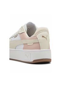 Puma - Sneakersy damskie Carina Street PUMA White Alpine Snow Frosted Ivory. Okazja: na co dzień. Kolor: biały. Obcas: na platformie