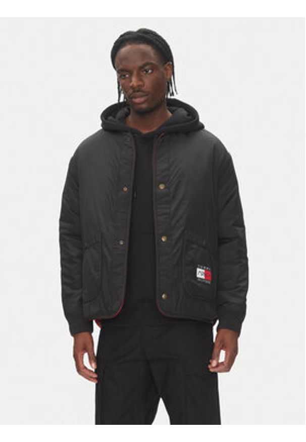 TOMMY HILFIGER - Tommy Hilfiger Kurtka przejściowa F1 Movie MW0MW41369 Czerwony Regular Fit. Kolor: czerwony. Materiał: syntetyk