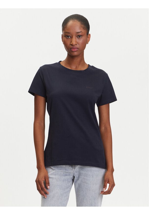 BOSS T-Shirt C_Esogo_1 50506973 Granatowy Slim Fit. Kolor: niebieski. Materiał: bawełna