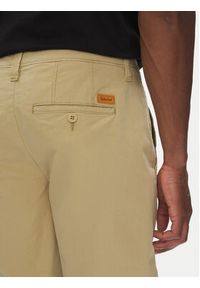 Timberland Szorty materiałowe TB0A5U2K Beżowy Regular Fit. Kolor: beżowy. Materiał: bawełna #3