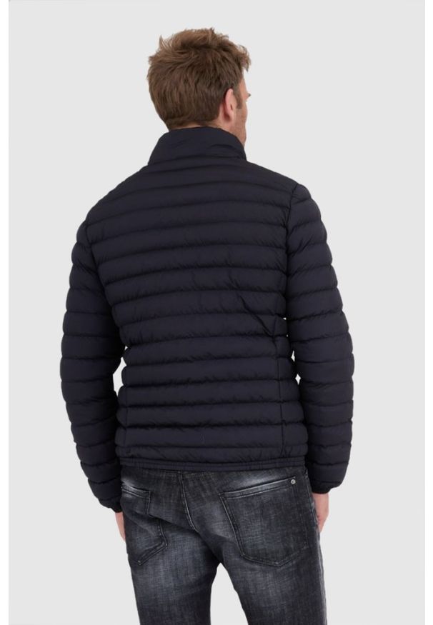 Invicta - INVICTA Granatowa kurtka puchowa męska, Rozmiar M. Kolor: niebieski. Materiał: puch