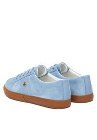 Lauren Ralph Lauren - LAUREN RALPH LAUREN Sneakersy Janson II 802868344005 Niebieski jasny. Kolor: niebieski. Materiał: zamsz, skóra #4