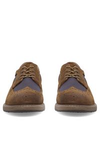 Gino Rossi Półbuty ADAMO-01W MI08 Brązowy. Kolor: brązowy. Materiał: materiał #2