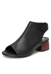Remonte Sandały R8770-01 Czarny. Kolor: czarny. Materiał: skóra