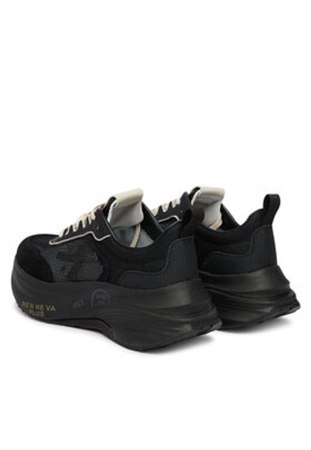 Premiata Sneakersy Hill Var 8240 Czarny. Kolor: czarny. Materiał: skóra