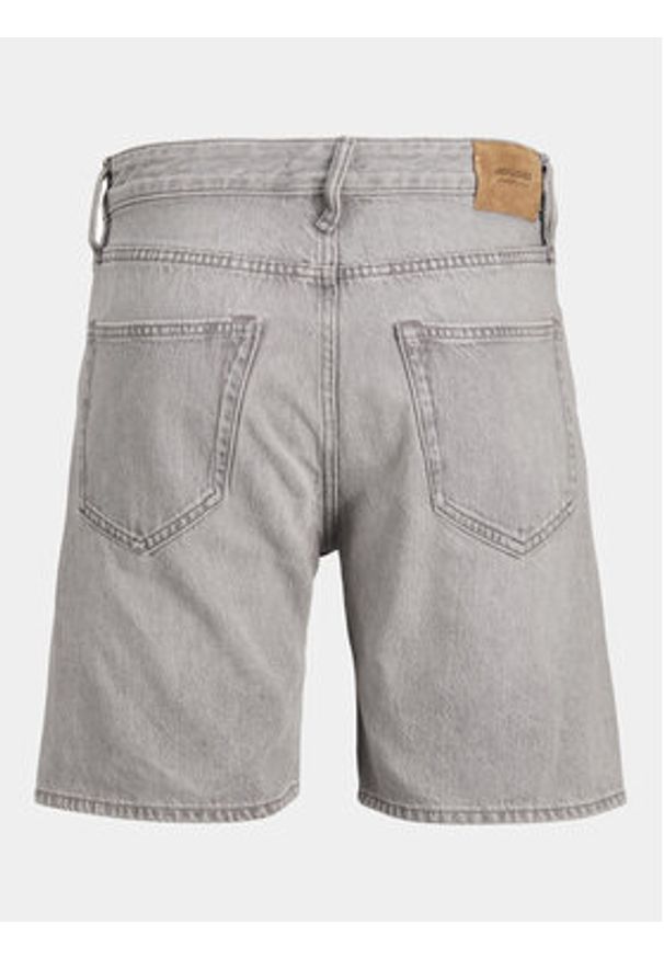 Jack & Jones Szorty jeansowe Jjichris 12253755 Szary Relaxed Fit. Kolor: szary. Materiał: bawełna