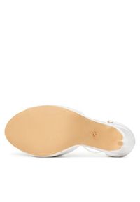 DeeZee Sandały F89725-49 Biały. Kolor: biały. Materiał: materiał. Obcas: na szpilce #7