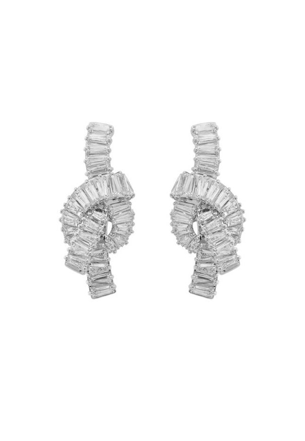 Swarovski Kolczyki 5727040 Srebrny. Materiał: metalowe. Kolor: srebrny