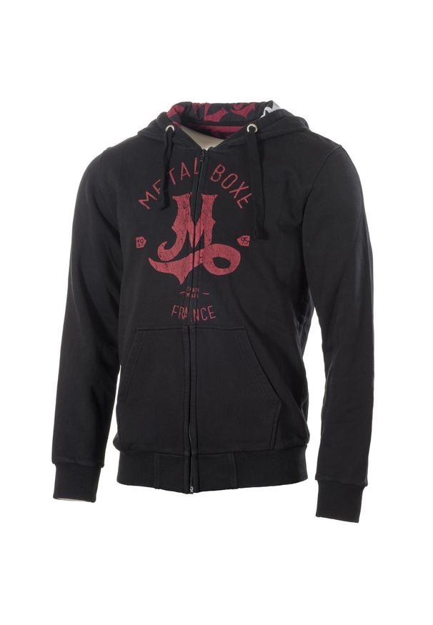 METAL BOXE - Bluza z kapturem Metal Boxe M. Typ kołnierza: kaptur. Kolor: wielokolorowy, czarny, czerwony