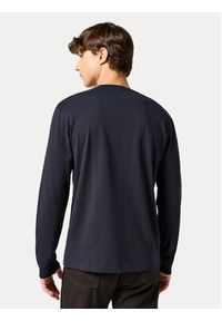 Wrangler Longsleeve Sign Off 112357361 Czarny Regular Fit. Kolor: czarny. Materiał: bawełna. Długość rękawa: długi rękaw #5