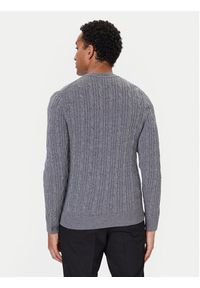 BOSS Sweter H-Hetico 50549975 Szary Regular Fit. Kolor: szary. Materiał: wełna #3