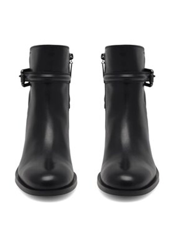 Gino Rossi Botki CHIERI-36089 Czarny. Kolor: czarny. Materiał: skóra