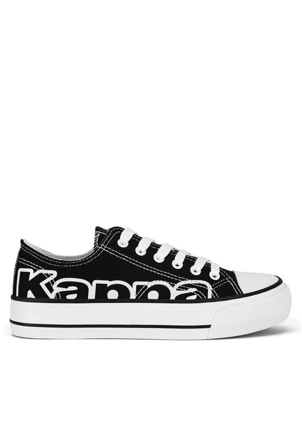 Kappa Trampki YL201409 Czarny. Kolor: czarny. Materiał: materiał