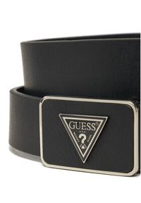 Guess Pasek Męski M5GZ09 L0WB0 Czarny. Kolor: czarny. Materiał: skóra
