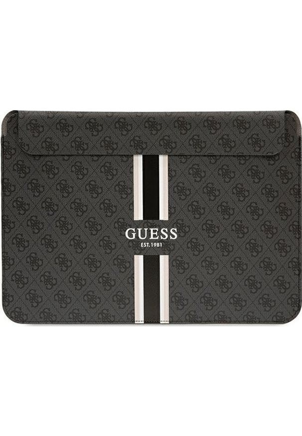 Etui Guess Guess Sleeve GUCS14P4RPSK 14" czarny/ black 4G Printed Stripes NoSize. Kolor: czarny