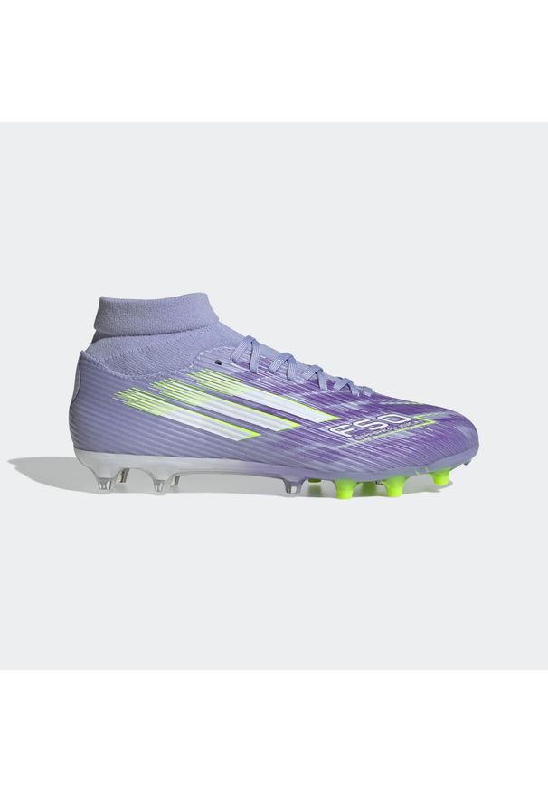 Adidas - Buty piłkarskie damskie ADIDAS F50 Sparkfusion League FG/MG. Materiał: syntetyk. Szerokość cholewki: normalna. Wzór: nadruk. Sport: piłka nożna