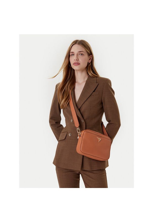 Torebka Guess. Kolor: brązowy