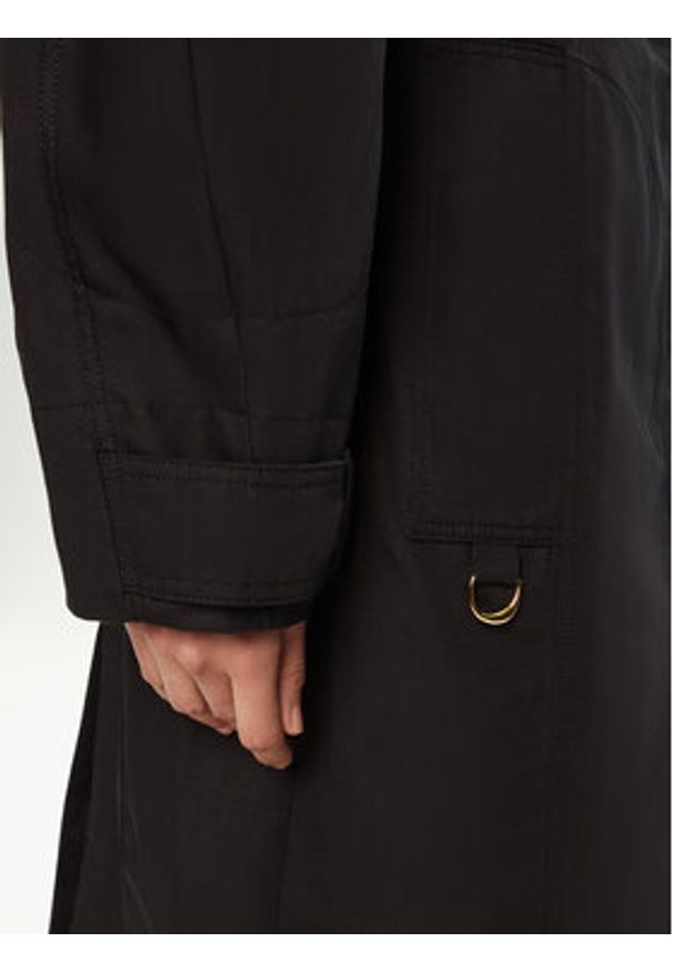 JACQUEMUS Trencz 24E241CO051 Czarny Regular Fit. Kolor: czarny. Materiał: bawełna