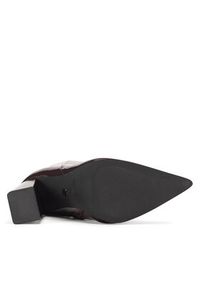 Nine West Botki WFA2829-1 Bordowy. Kolor: czerwony. Materiał: materiał #7