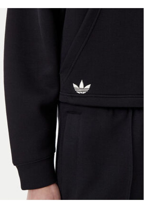 Adidas - adidas Bluza Neuclassics JI8500 Czarny Oversize. Kolor: czarny. Materiał: syntetyk, bawełna