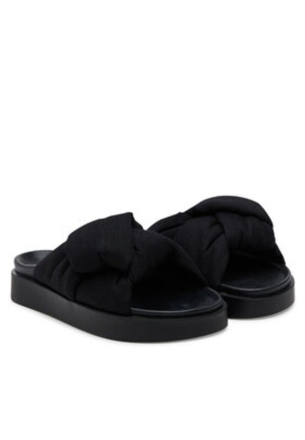 Inuikii Klapki Oversized 70104-147 Czarny. Kolor: czarny. Materiał: materiał