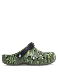 Crocs Klapki BAYA SEASONAL PRINTED CG 209728-9CX Zielony. Kolor: zielony