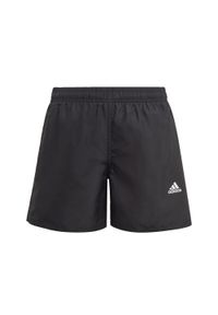 Adidas - Classic Badge of Sport Swim Shorts. Kolor: czarny. Materiał: tkanina