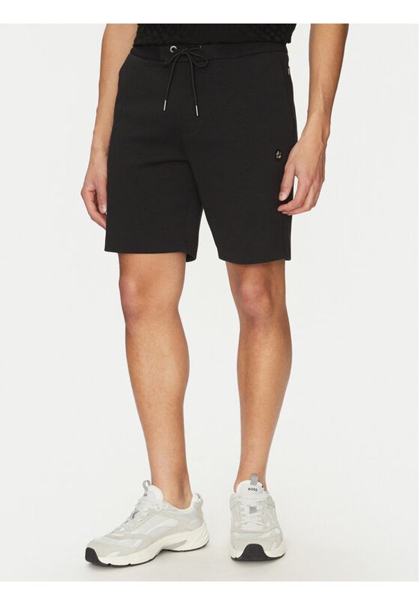 BOSS Szorty sportowe C-Leoni 50537277 Czarny Regular Fit. Kolor: czarny. Materiał: bawełna. Styl: sportowy