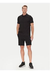 BOSS Polo Pirax 50538191 Czarny Relaxed Fit. Typ kołnierza: polo. Kolor: czarny. Materiał: bawełna #5
