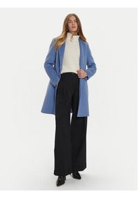 Maryley Płaszcz przejściowy 24IB808/14SW Niebieski Regular Fit. Kolor: niebieski. Materiał: syntetyk #2