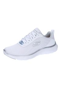 skechers - Buty SKECHERS FLEX APPEAL 5.0 Biały. Kolor: wielokolorowy, szary, biały. Materiał: tkanina. Model: Skechers Sport. Sport: turystyka piesza #1