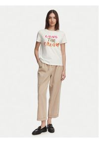 Vero Moda T-Shirt Jida 10340948 Biały Regular Fit. Kolor: biały. Materiał: bawełna #3