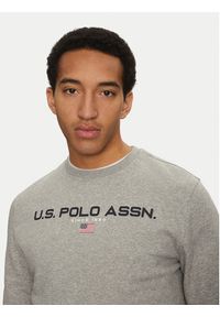 U.S. Polo Assn. Bluza MUP1645 Szary Regular Fit. Typ kołnierza: polo. Kolor: szary. Materiał: bawełna #4