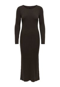 only - ONLY Sukienka dzianinowa Asta 15373788 Brązowy Regular Fit. Kolor: brązowy. Materiał: syntetyk #6